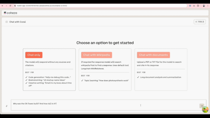 Cohere AI Open-Sources 'Cohere Toolkit': A Major Accelerant for Getting Cohere AI Open-Sources 'Cohere Toolkit': A Major Accelerant for Getting LLMs into Production within an Enterprise