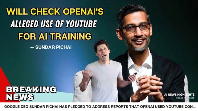 Breaking News: OpenAI's Alleged YouTube Usage for AI Training | AI News 2024