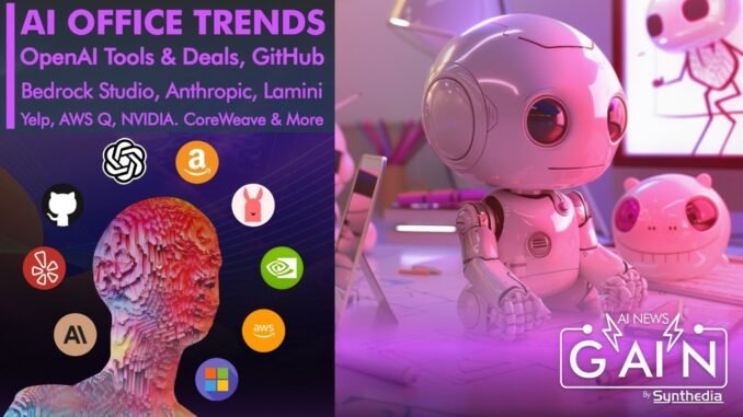 Generative AI News - AI in the Office Data, OpenAI Tools, Bedrock Studio, Github Workspace and More!