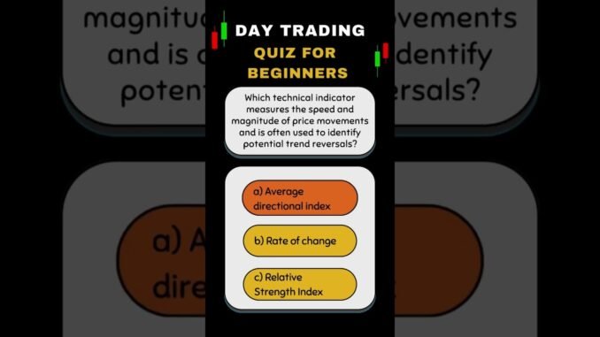 Beginners Day Trading Quiz #forex #crypto #Stockmarket  #trading