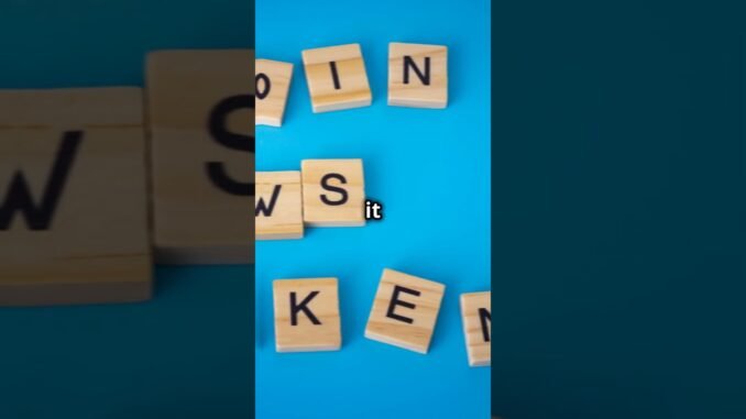 Coins vs Tokens: Quick Crypto Guide! #crypto #cryptocurrency