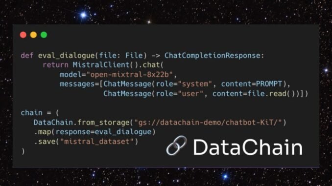 DVC.ai Released DataChain: A Groundbreaking Open-Source Python Library for Large-Scale DVC.ai Released DataChain: A Groundbreaking Open-Source Python Library for Large-Scale Unstructured Data Processing and Curation