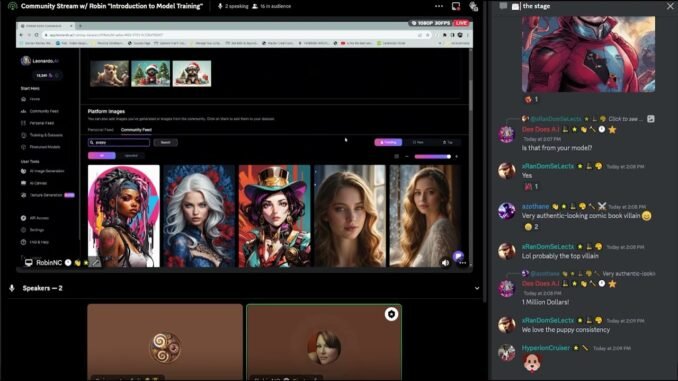Leonardo Ai- Guide To Model Training   RobinNC   Community Stream