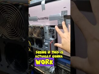 Making a mining hot shelf #shorts #cryptomining #homelab
