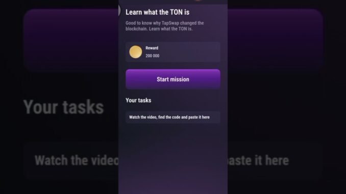 TAPSWAP MINING BOT!! CLAIM 2M COIN!!  🗒️1/7/24#tapswap #airdrop