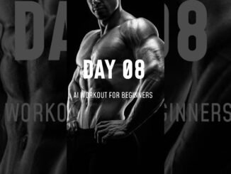 Day 08 Of AI Workout for Beginners #viralvideo #like #workout #upperbodyworkout #explore