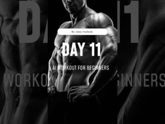 Day 11 Of AI Workout for Beginners #viralvideo #workout #like #subscribe