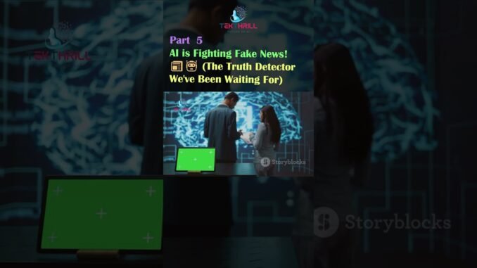 AI is Fighting Fake News! 📰🤖 (The Truth Detector We've Been Waiting For) Part 5 #ai #technology