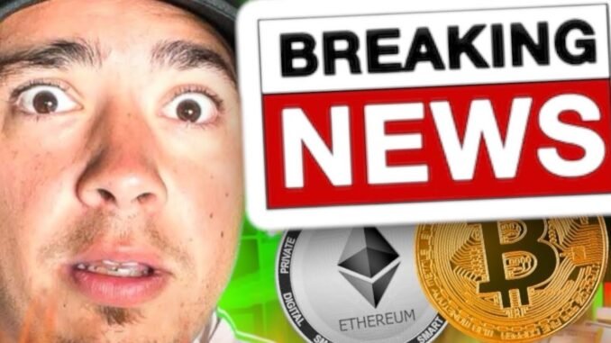BREAKING CRYPTO NEWS! DID I JUST CALL THE TOP?
