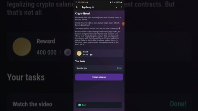 Crypto News Tapswap Code