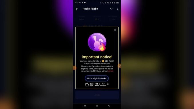 HOW TO MINE ROCKY RABBIT TELEGRAM AIRDROP [STEP BY STEP GUIDE]