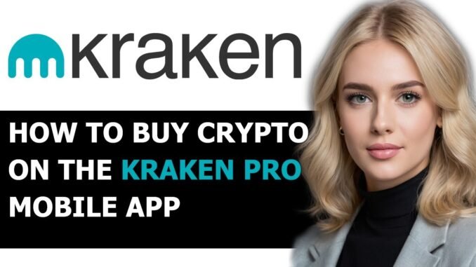 How to Buy Crypto on Kraken Pro Mobile App 2024! (FULL GUIDE)
