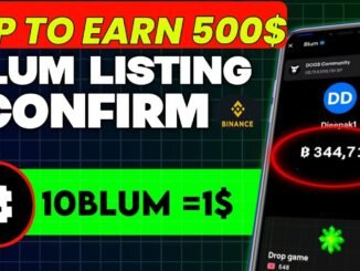 Blum Airdrop Listing Date And Price Updates | New Telegram Crypto Mining Tap To Earn Bot