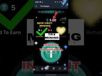 New usdt to trx mining TronKeeper Airdrop |#usdtfree  Step By Step Guide || Free USDT Mining Airdrop