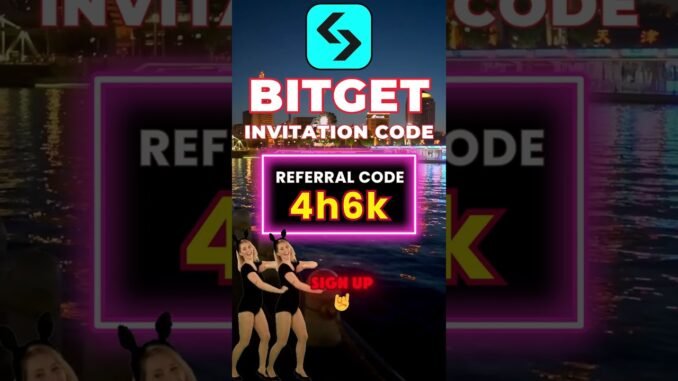 Bitget Sign Up Guide With Referral Code "4h6k" | Crypto Kickstart