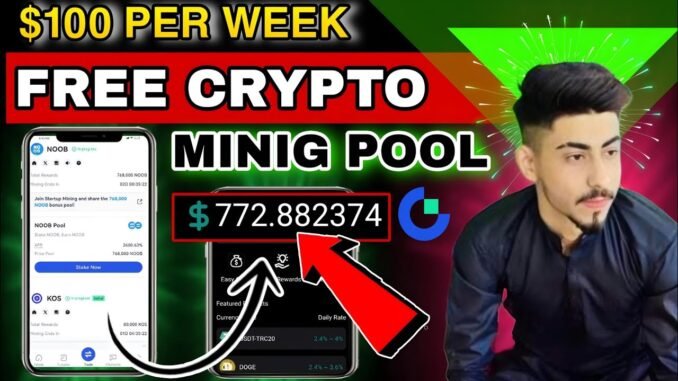 Earn $100 Weekly From Free Crypto Mining | Gate.Io Startup Pool Mining Projects || Zeeshantech