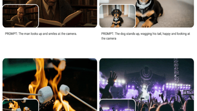 Examples of text-to-video creations using the Veo and Imagen 3 generative AI (GenAI) models by Google Cloud that are now available on the Vertex AI platform.