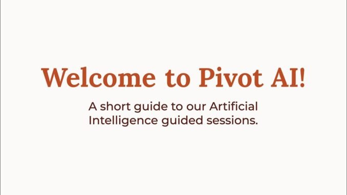 Pivot's AI Guide