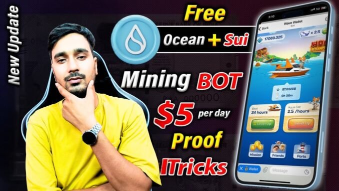 Wave Wallet Free Mining Guide | Ocean Tokens Free Mining | Earn $1000 TO $2000 Free | Wave Wallet