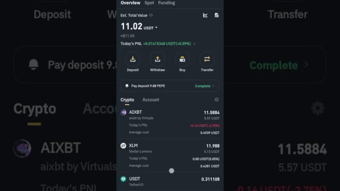 Binance beginners trading #10$ #trading #spot #binance #candlestick #trader #beginners #crypto