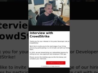 CrowdStrike-Phishing: Crypto-Miner-Malware zielt auf Arbeitssuchende #news