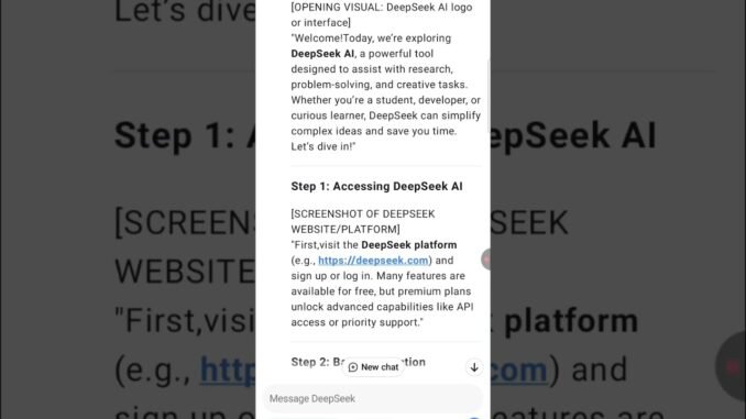 How to use deepseek.ai complete guide for beginners