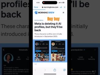 Meta is deleting it AI profiles #news #business