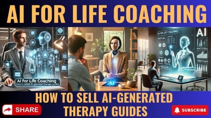 AI for Life Coaching: How to Sell AI-Generated Therapy Guides