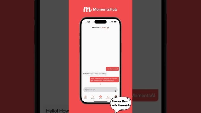 🤖✨Say hello to MomentsAI —your personal AI guide #ai #explore #trending  #news  #tiktok #technology