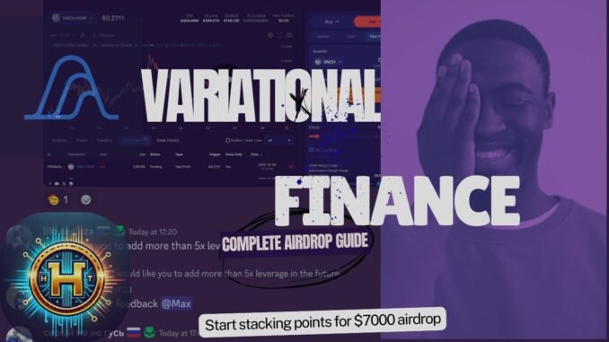 🔥 Variational Finance Testnet Airdrop Guide: Earn $7,000+ in Free Crypto! 🚀 (Step-by-Step Tutorial)