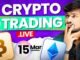 📈 || Live Trading and Analysis | Crypto , Gold and Oil | 15 March  - #livetrading