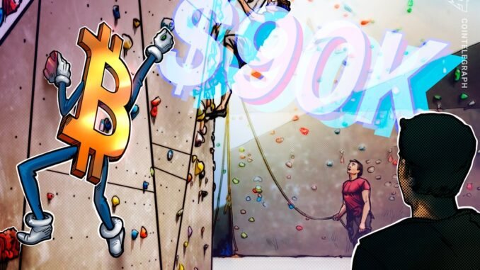 Bitcoin price on verge of breaking 10-week downtrend — Is $90K BTC next?