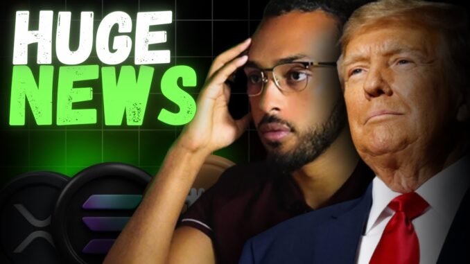 (LIVE) TRUMP JUST PUMPED CRYPTO,  DO THIS NOW!