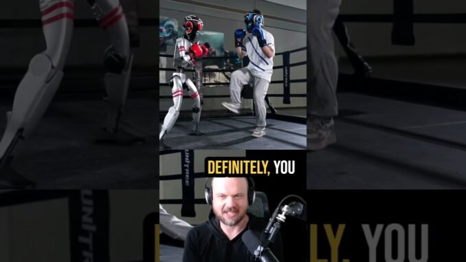 Unitree Robot Will Box a Human Opponent (Livestream Soon) #ai #llm #chatgpt