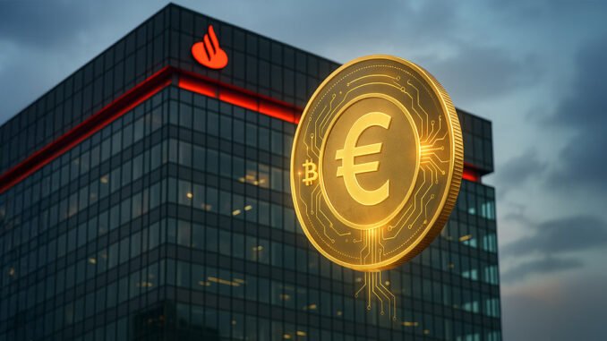 Banco Santander eyeing crypto expansion with fiat-backed stablecoin Banco Santander eyeing crypto expansion with fiat-backed stablecoin