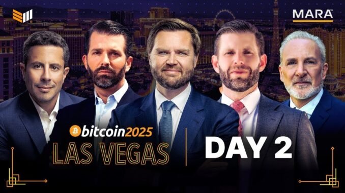 Bitcoin 2025 Conference, Michael Saylor & JD Vance Speech - Day 2 Livestream From Las Vegas