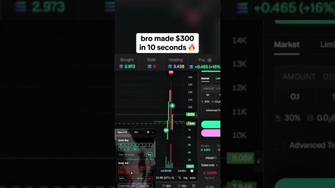 Comments "start" for the full guide #memecoin #fyp #Solana #crypto #trading #streamers #degen