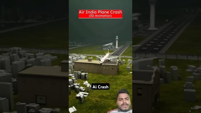 Ai plan kaise crash huaa #facts #aiplane #news #airport