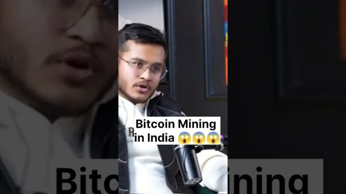 Bitcoin Mining in india 😱😱😱😱#sharemarket #stockmarket #shrots