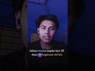 🚀 Day 0 of AI Beginners Series Begins!Starting from scratch no coding #practicalai #aiinfluencers