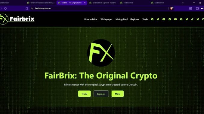 ⚒️ Fairbrix Official Mining Pool Walkthrough | Setup + Stats + Navigation Guide
