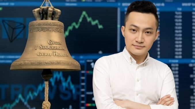 Justin Sun-backed Tron Inc. to ring Nasdaq bell tomorrow following Justin Sun-backed Tron Inc. to ring Nasdaq bell tomorrow following reverse merger
