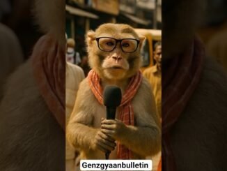 monkey anchor #KolhapuriChappal#PradaControversy#LocalToGlobal#genzgyaan #funny #ai #news #startup