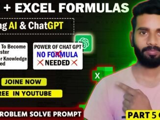ChatGPT in Excel Mastery | AI & ChatGPT Master Class for Excel Beginners – Live Class 05