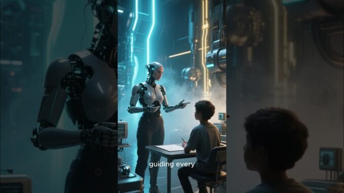 No Bags, No Board ⚠️🤖 — Just AI Guides and Virtual Worlds” #teacher #vr  #ar #aitechnology
