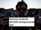 donnies reclamed bitcoin Mining tutorial $ #bitcoinmining #tutorial