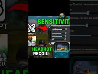no recoil 🚫sensitivity using ai🤖 bgmi guide 🫵 #bgmitipsandtricks #shorts