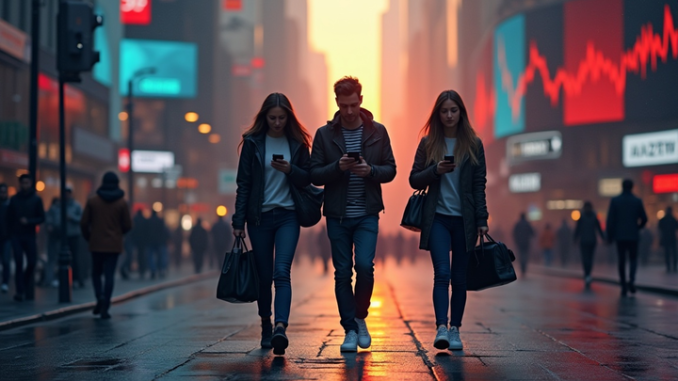 Altcoins today: WLFI dips after debut, BGB rallies on new 3 People Walking in the City While Busy Using the Phones