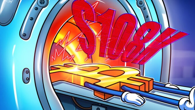 Bitcoin Sell-off To $108K Possible As Traders Choose Bonds