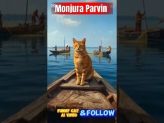 Funny cat ai video #cat #cartoon #superhero #funny #cute #news #shortvideo #ai